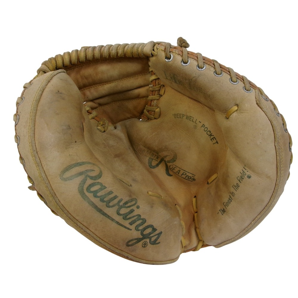 Rawlings Fastback Model Catchers Mitt Right Hand Throw Leather Deep Well Pocket